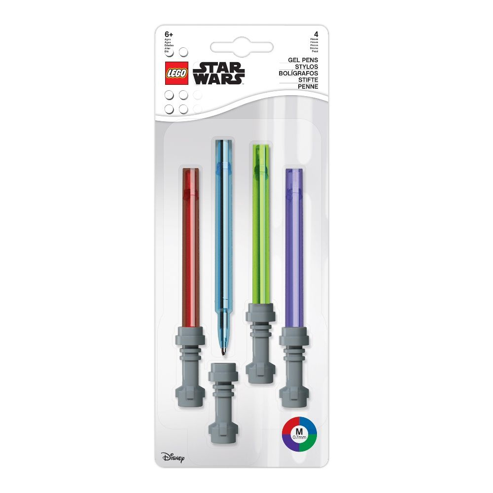 LEGO Star Wars Lightsaber Gel Pen Multipack 4 Pcs